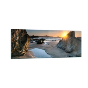 Glastavla - Bild på glas - Orörd av människan - 140x50 cm