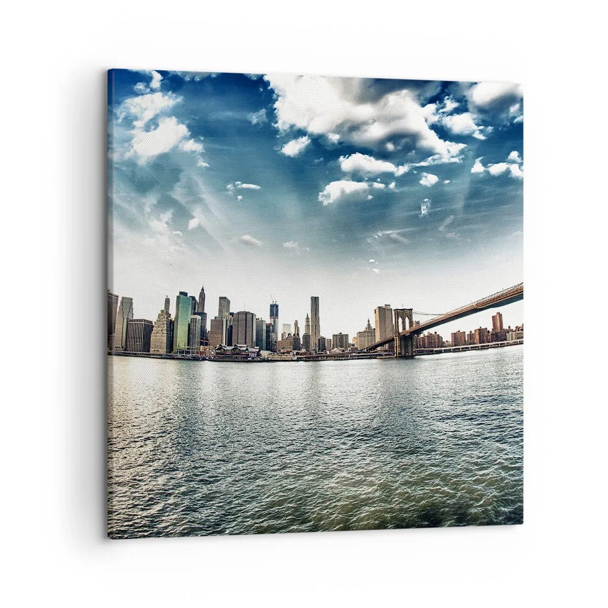 Canvastavla - Bild på duk - Glasö - 50x50 cm