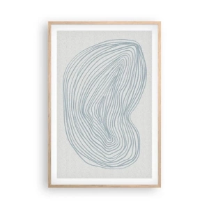 Affisch i ram av ljusek - Droppens leende - 61x91 cm