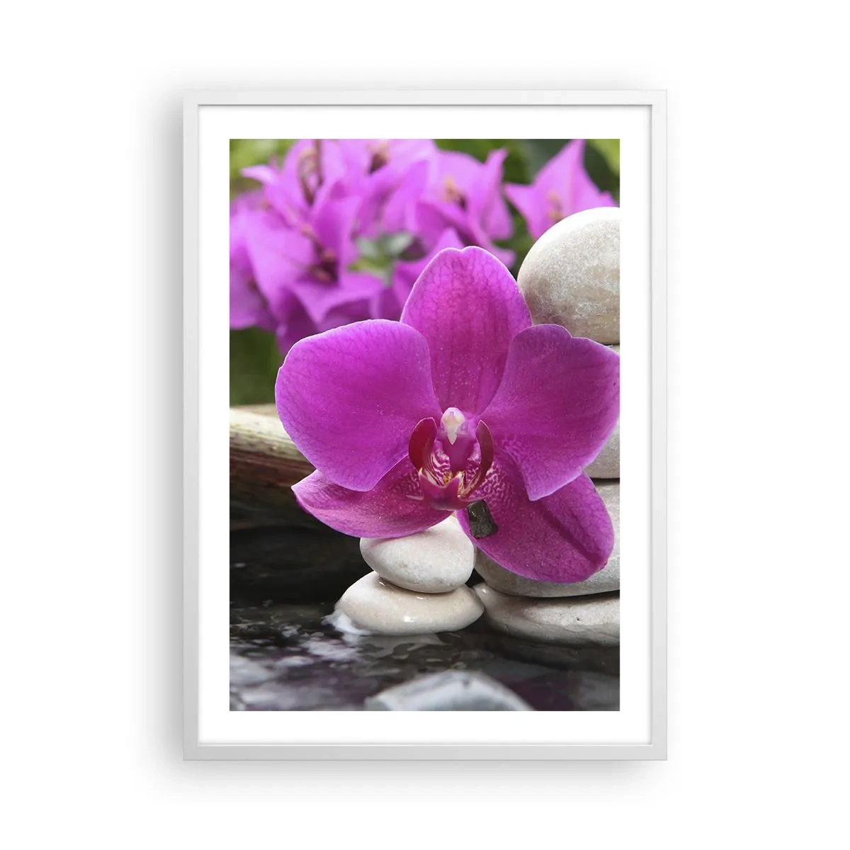 Affisch i vit ram - Så kopplar du av - 50x70 cm