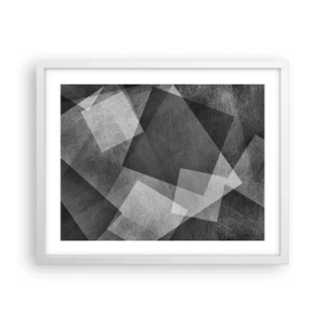 Affisch i vit ram - Den eviga symbolen för hållbarhet och ordning - 50x40 cm