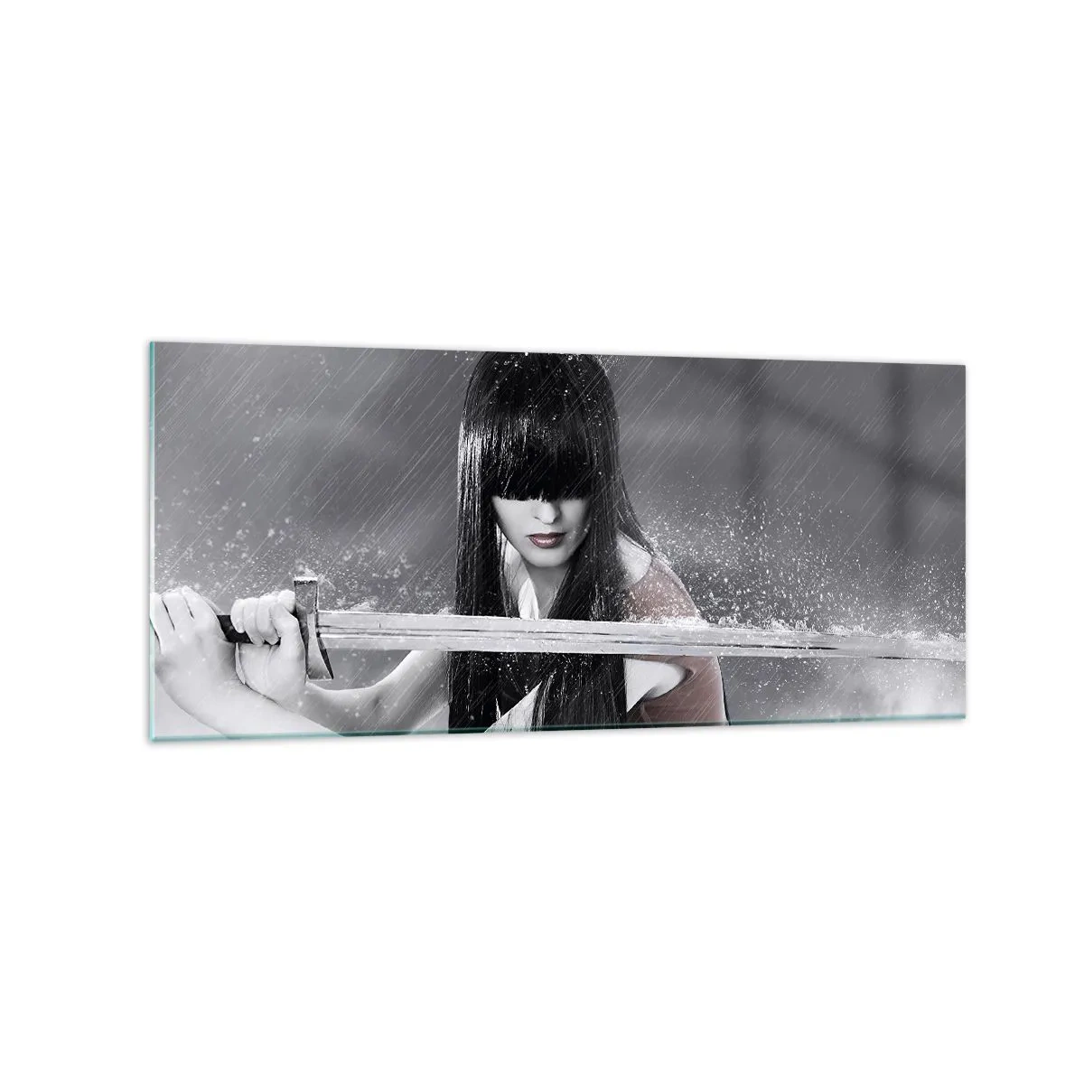 Glastavla - Bild på glas - Vacker och farlig - 120x50 cm