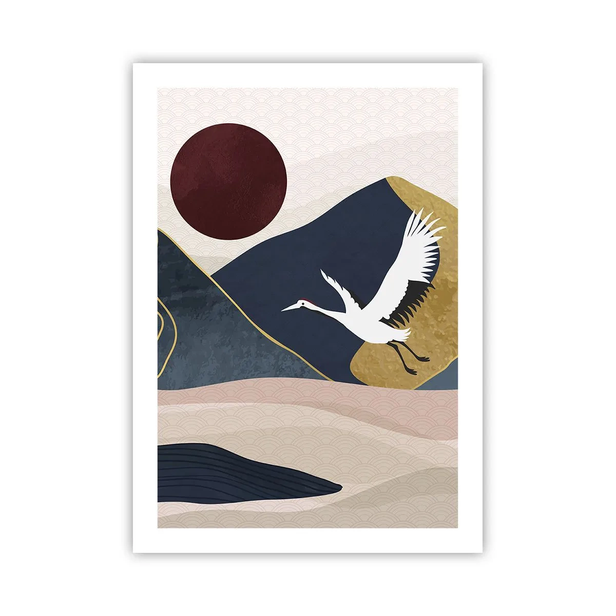 Affisch - Nästa dag FLUGIT iväg - 50x70 cm