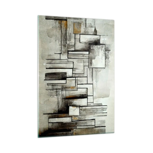 Glastavla - Bild på glas - Kraften i enkelhet - 50x70 cm