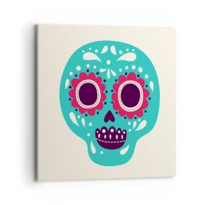 Canvastavla - Bild på duk - Livet - nöje till döden - 70x70 cm