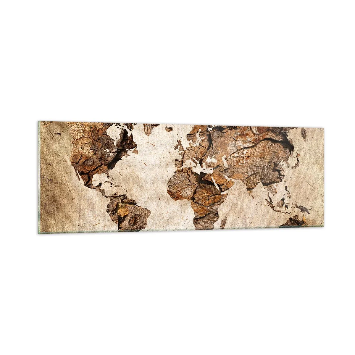 Glastavla - Bild på glas - Världsupptäckt - 90x30 cm