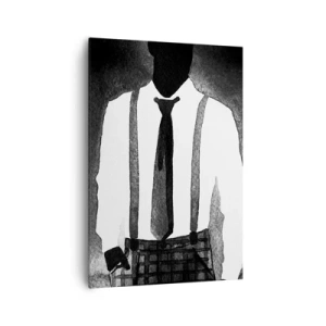 Canvastavla - Bild på duk - Noir stämning - 70x100 cm