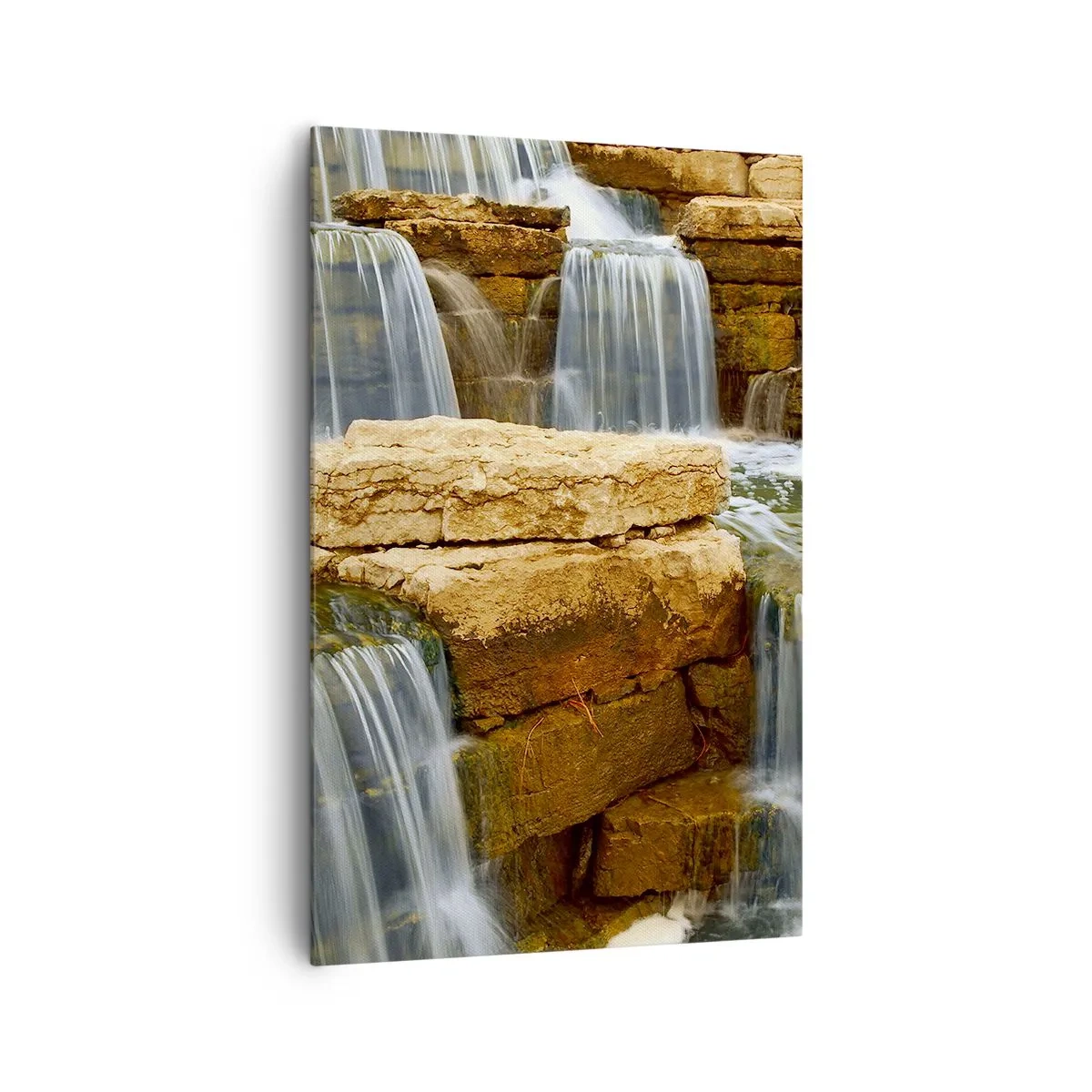 Canvastavla - Bild på duk - Trappan till himlen - 80x120 cm