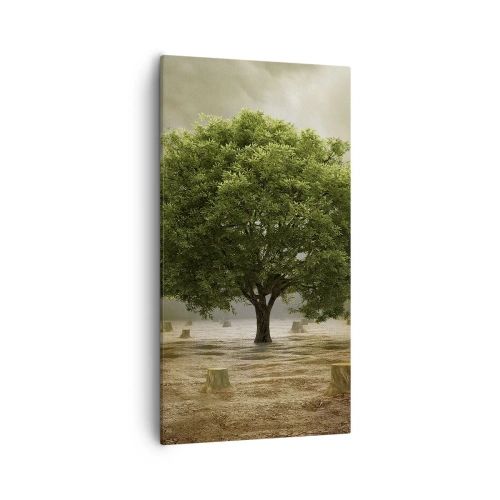 Canvastavla - Bild på duk - Hela hoppet - 55x100 cm