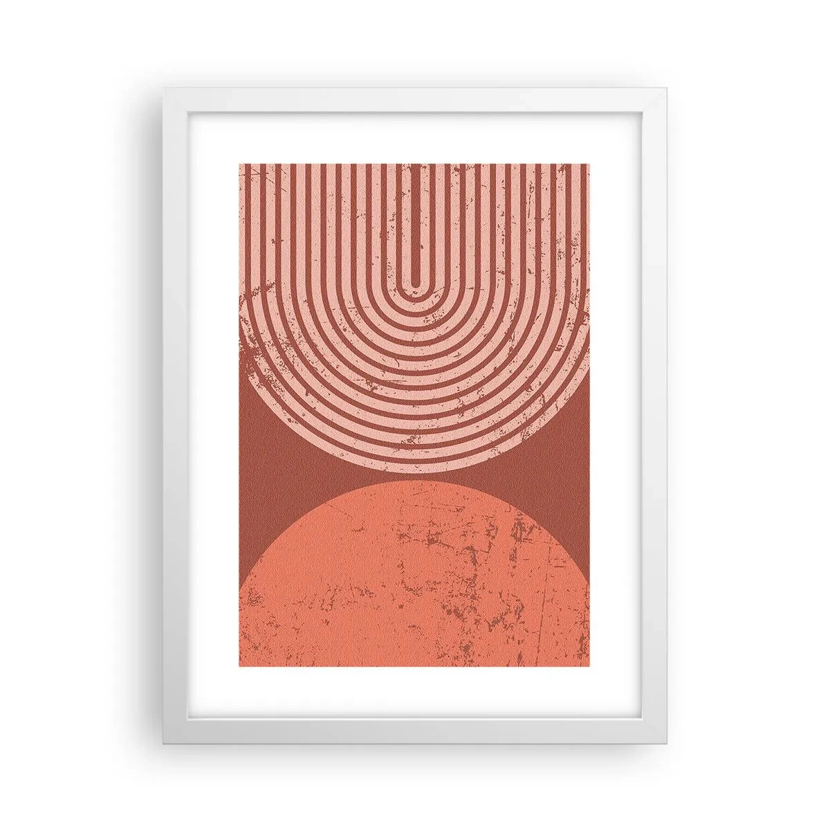 Affisch i vit ram - Nära relation - 30x40 cm