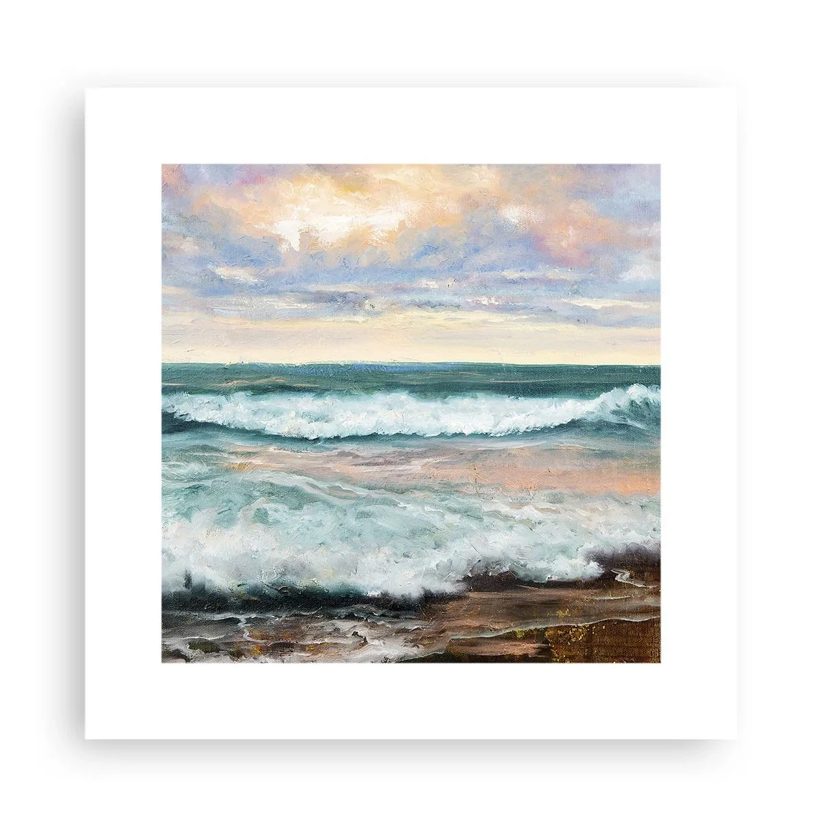Affisch - Här kan du släta ut din själ - 30x30 cm