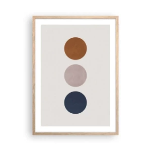Affisch i ram av ljusek - Perfektionens symbol - 50x70 cm