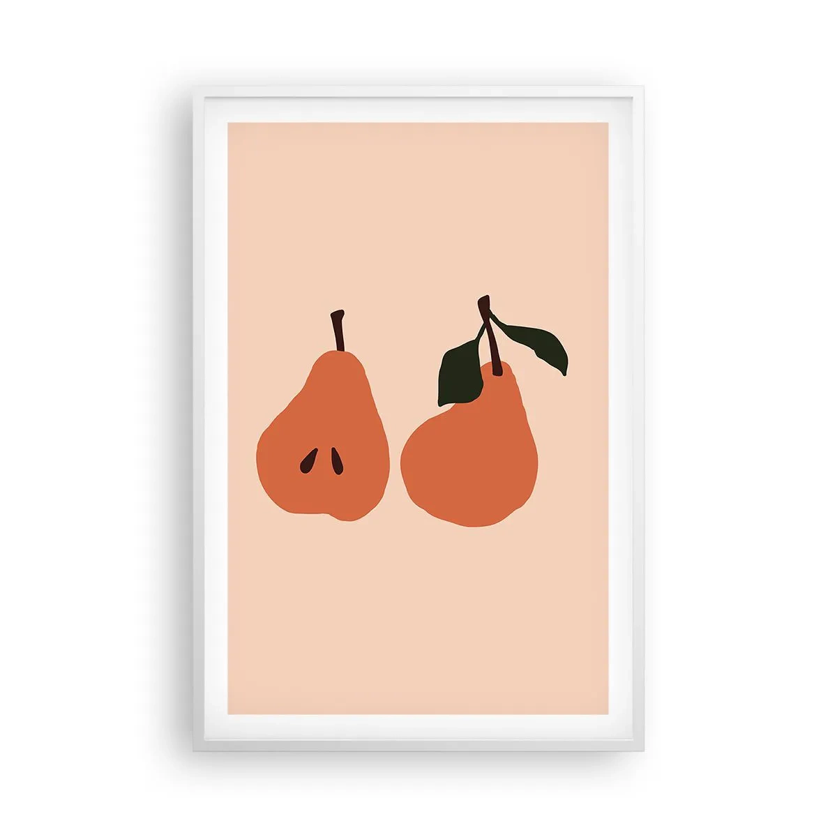 Affisch i vit ram - Bara sötma - 61x91 cm