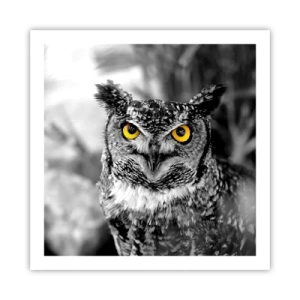 Affisch - Inget kommer undan - 60x60 cm