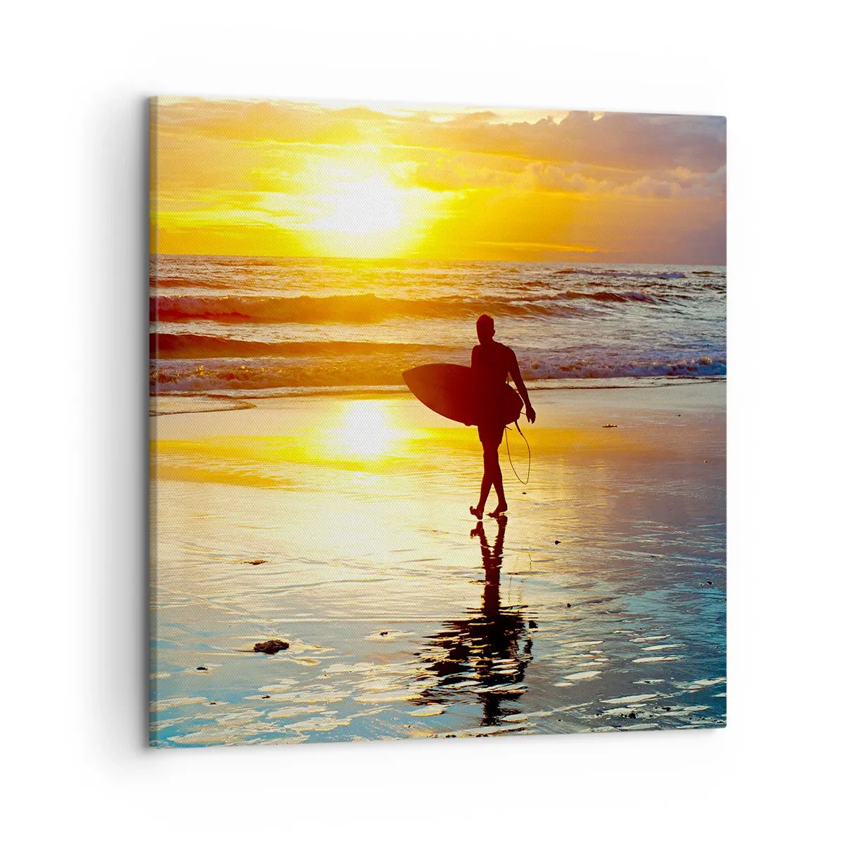 Canvastavla - Bild på duk - Kämpes återkomst - 50x50 cm