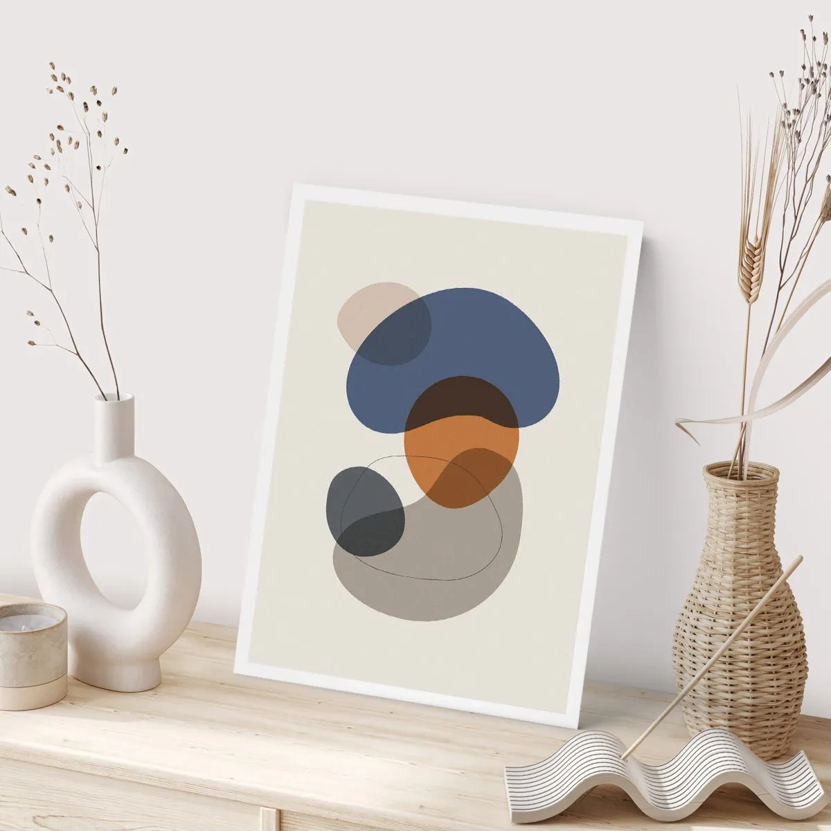 Affisch - Färgernas droppar - 30x40 cm