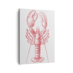 Canvastavla - Bild på duk - Hummer värdig Homer - 50x70 cm