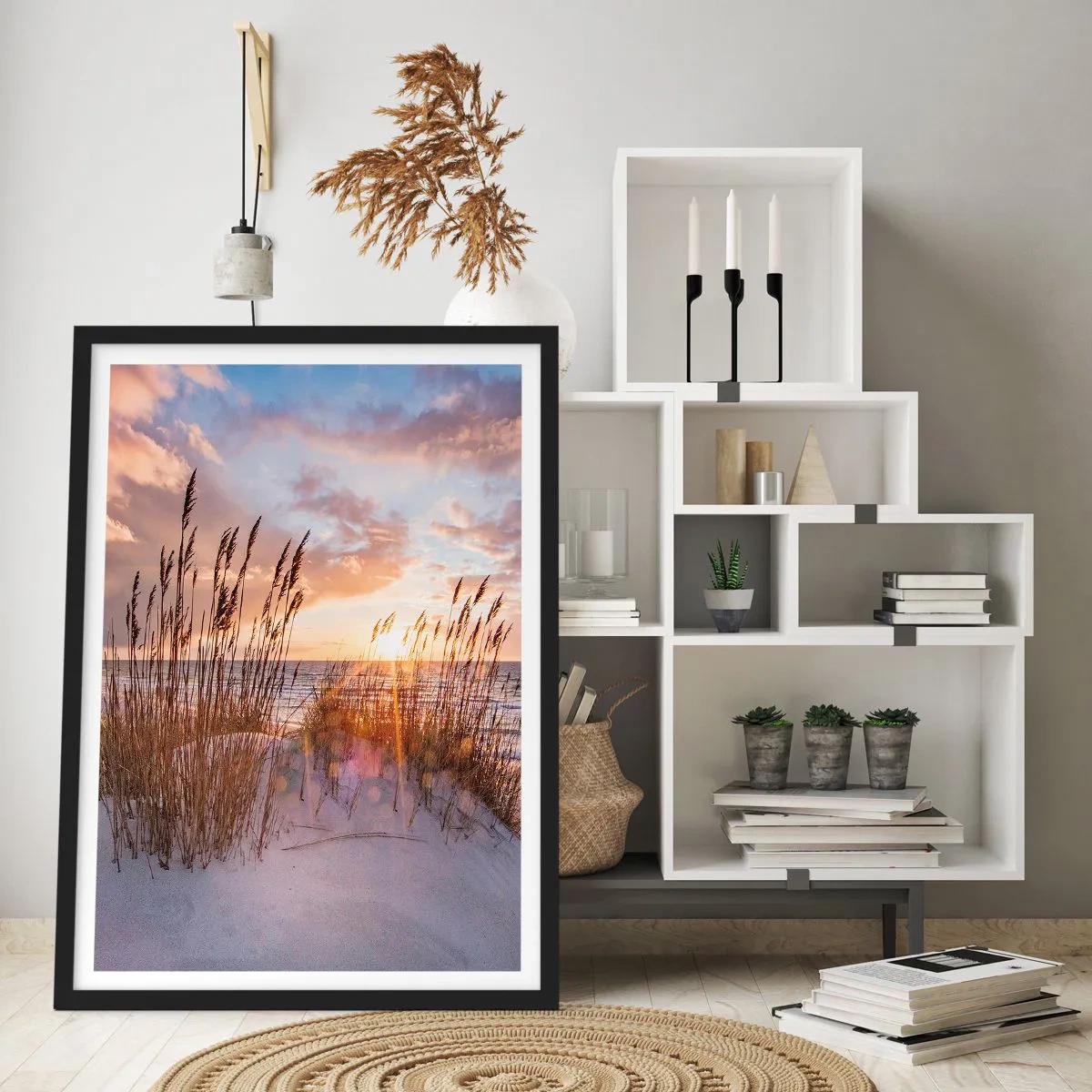 Affisch i svart ram - Farväl till solen och vinden - 30x40 cm