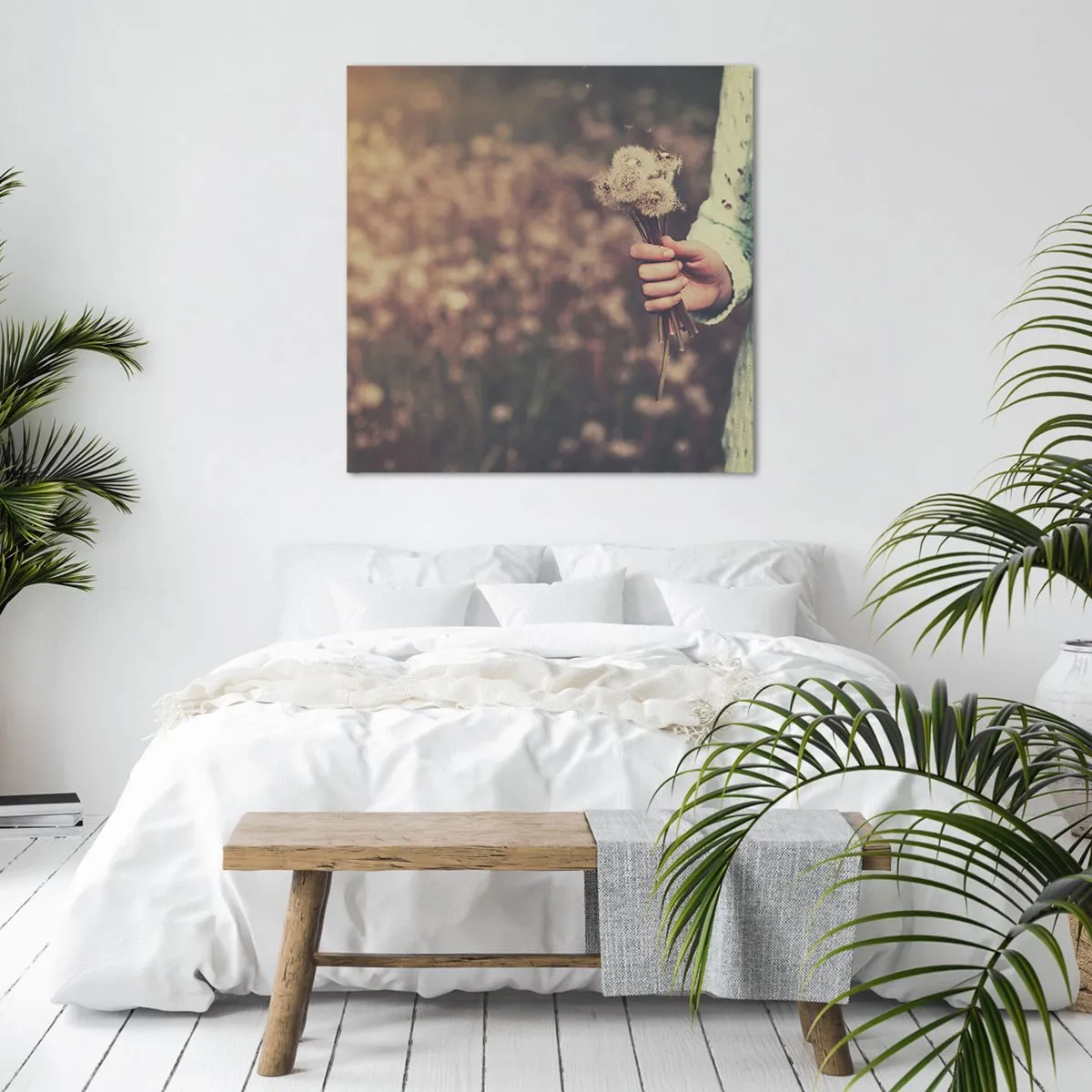 Canvastavla - Bild på duk - Behåll dem - 40x40 cm