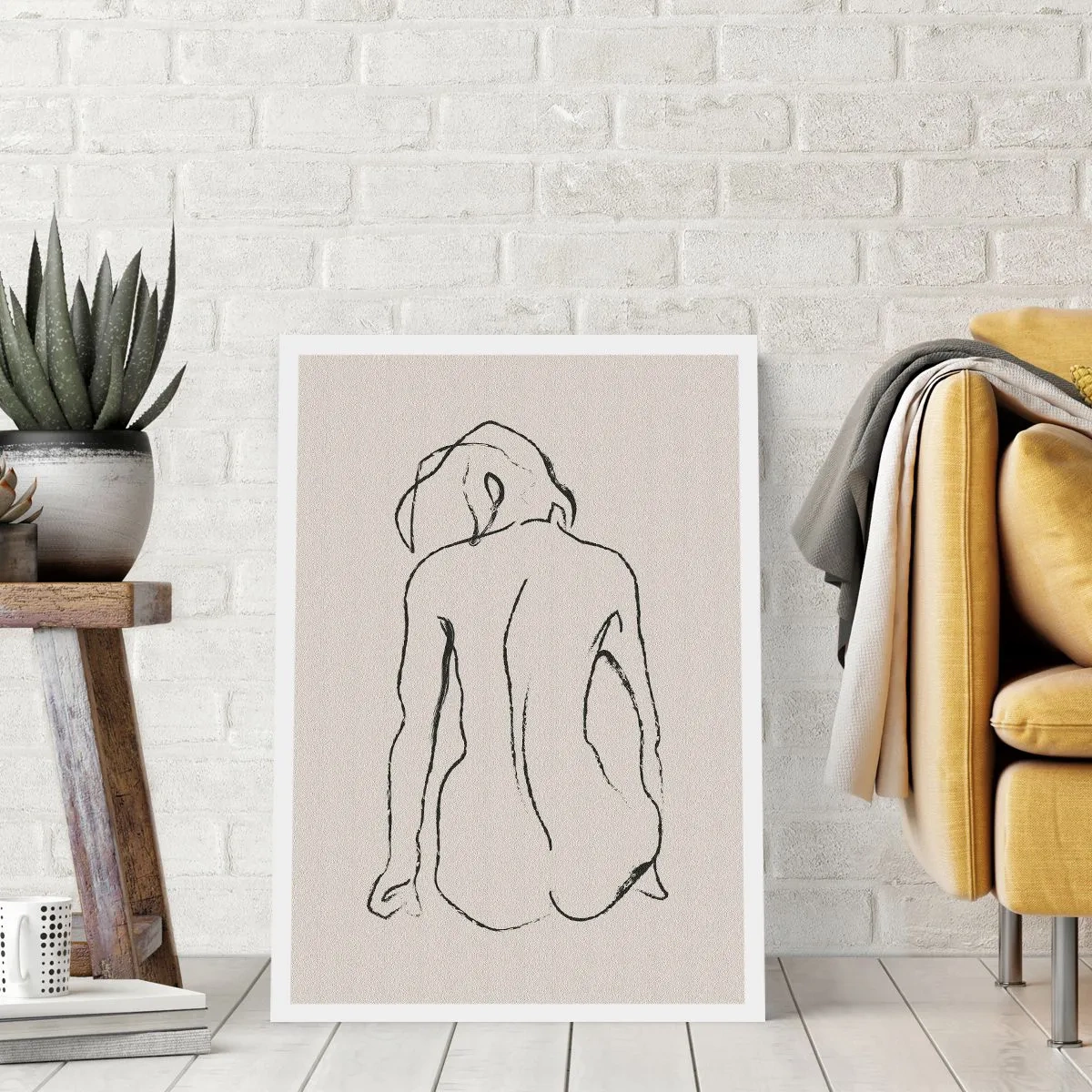 Affisch - Naken flicka - 61x91 cm