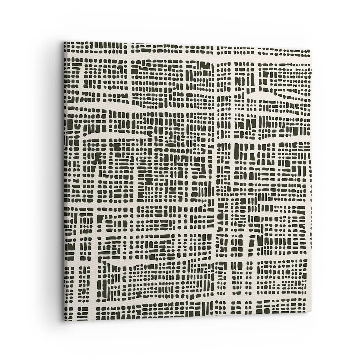 Canvastavla - Bild på duk - Vävd komposition - 50x50 cm