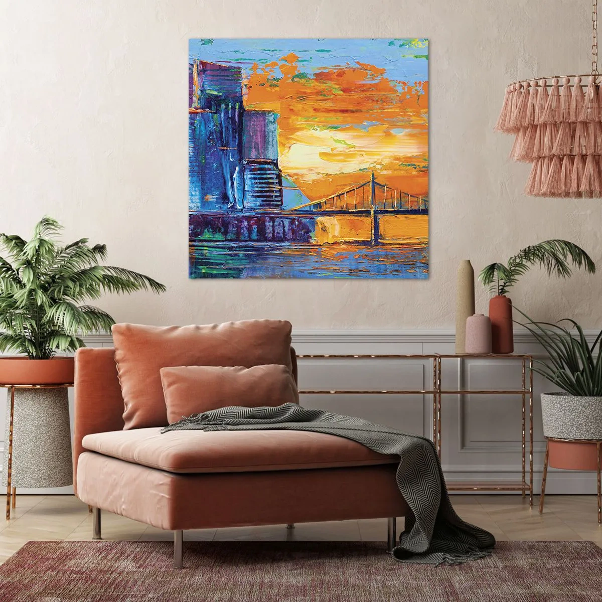 Canvastavla - Bild på duk - Kultur och natur - 30x30 cm