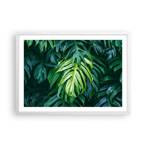 Affisch i vit ram - Doppa sig i fräschheten - 70x50 cm