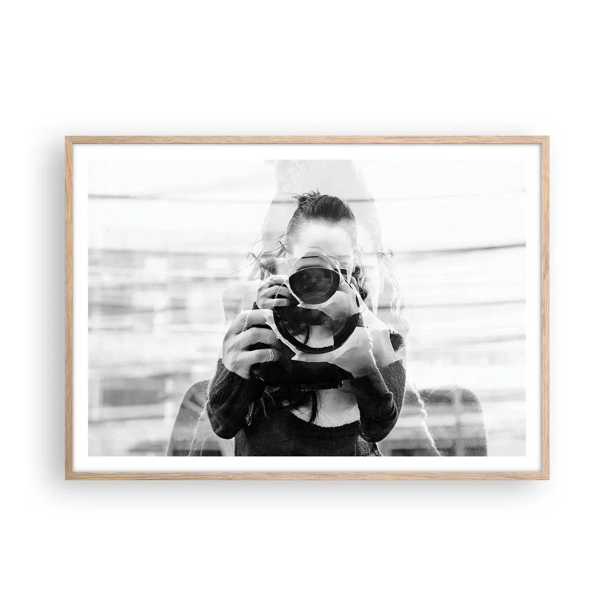 Affisch i ram av ljusek - Skapare och material - 100x70 cm