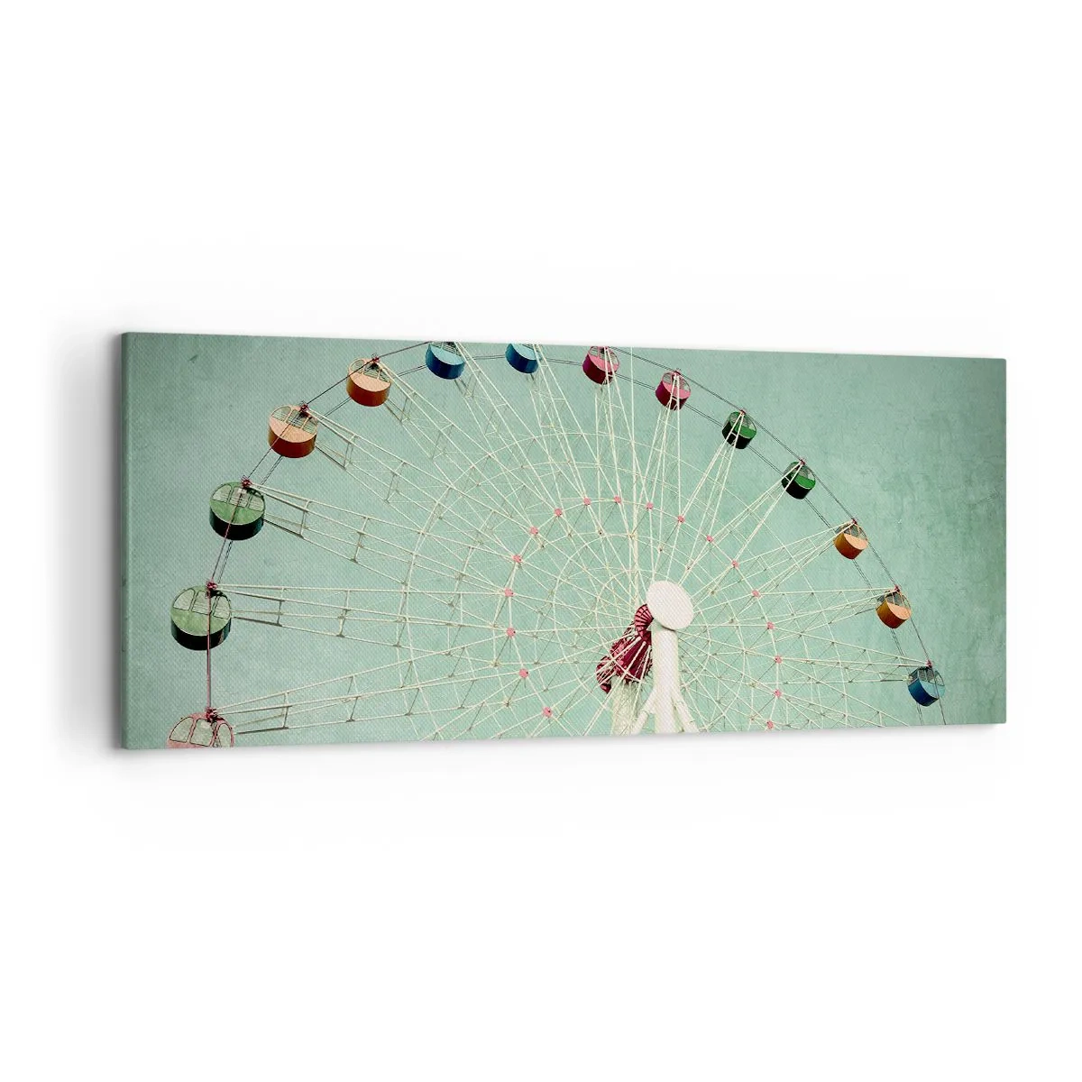 Canvastavla - Bild på duk - Välkommen att ha kul - 120x50 cm