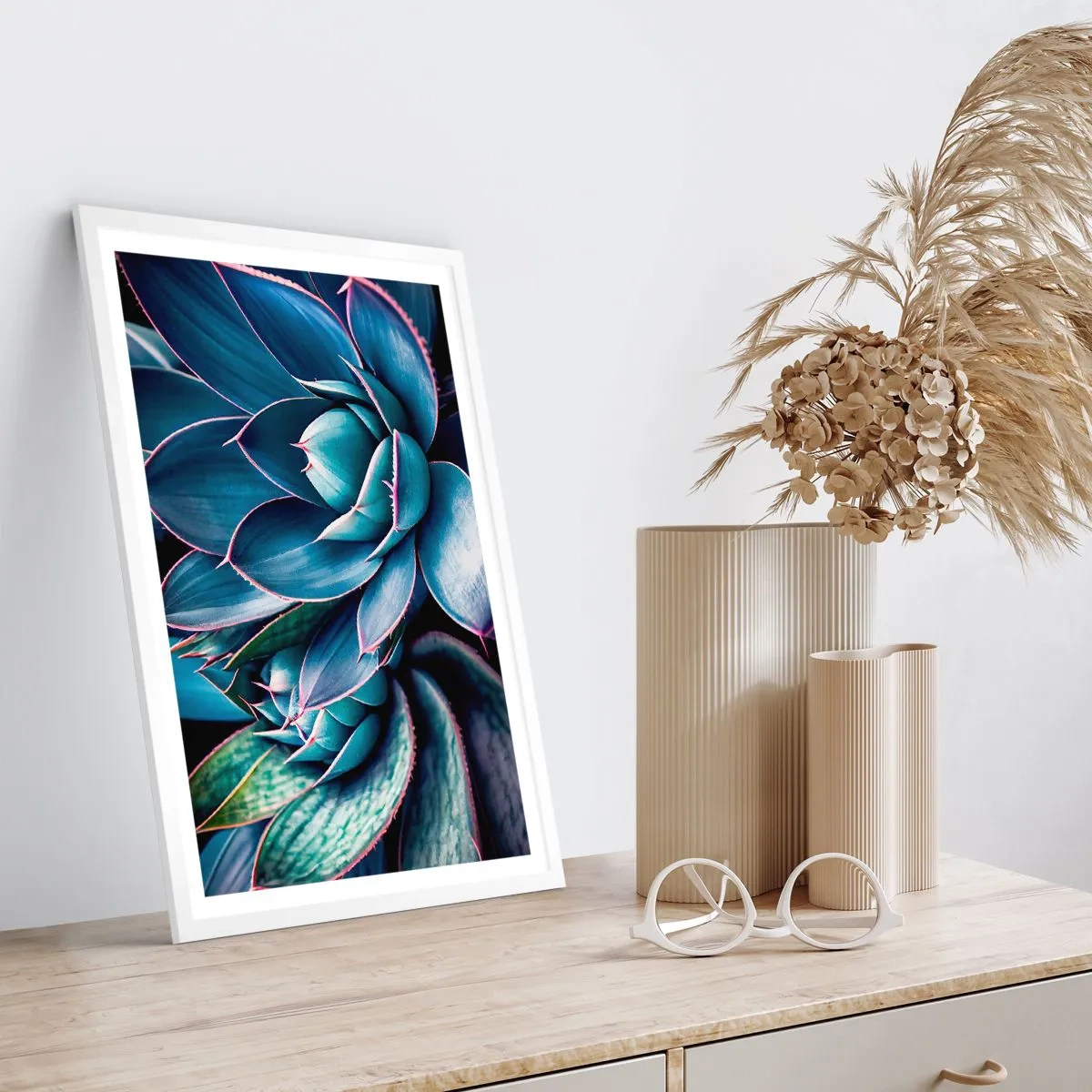 Affisch i vit ram - Vital kraft - 40x50 cm