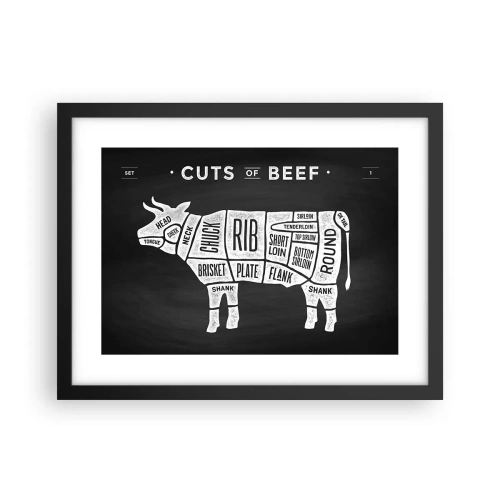 Affisch i svart ram - Styckarens ABC - 40x30 cm