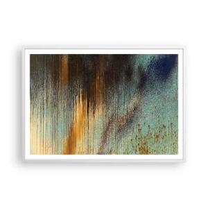Affisch i vit ram - En oavsiktlig färgglad komposition - 100x70 cm