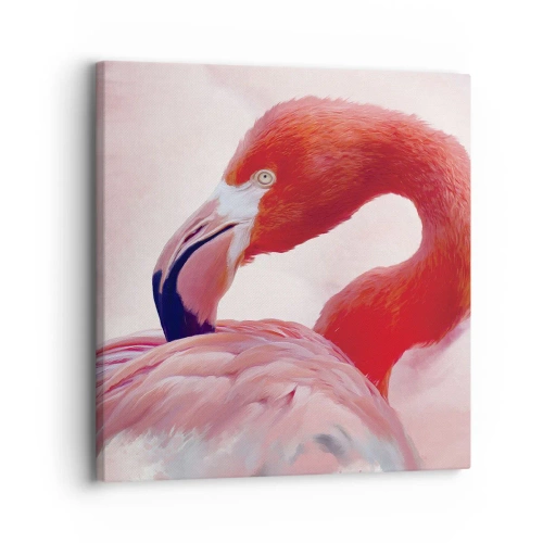 Canvastavla - Bild på duk - Fågelns skönhet - 30x30 cm