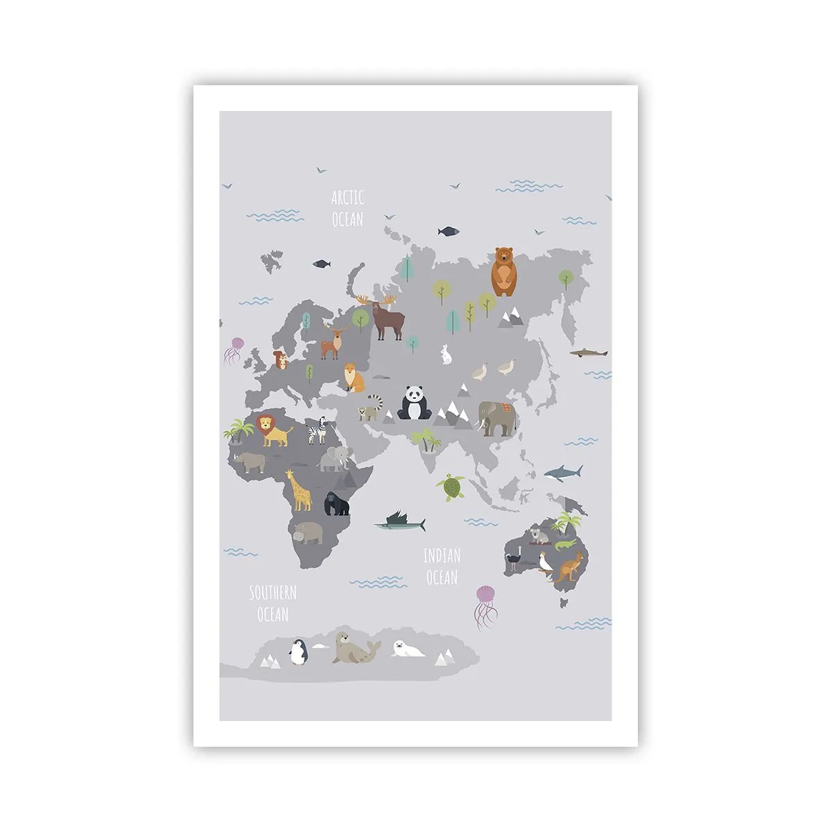 Affisch - Säg varifrån du är... - 61x91 cm