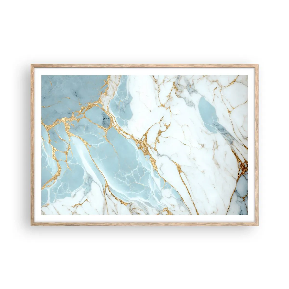 Affisch i ram av ljusek - Stenrikedom - 100x70 cm