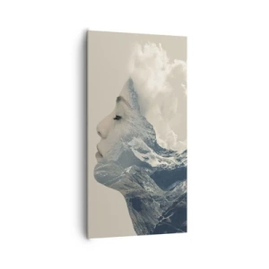 Canvastavla - Bild på duk - Elementens skönhet - 65x120 cm