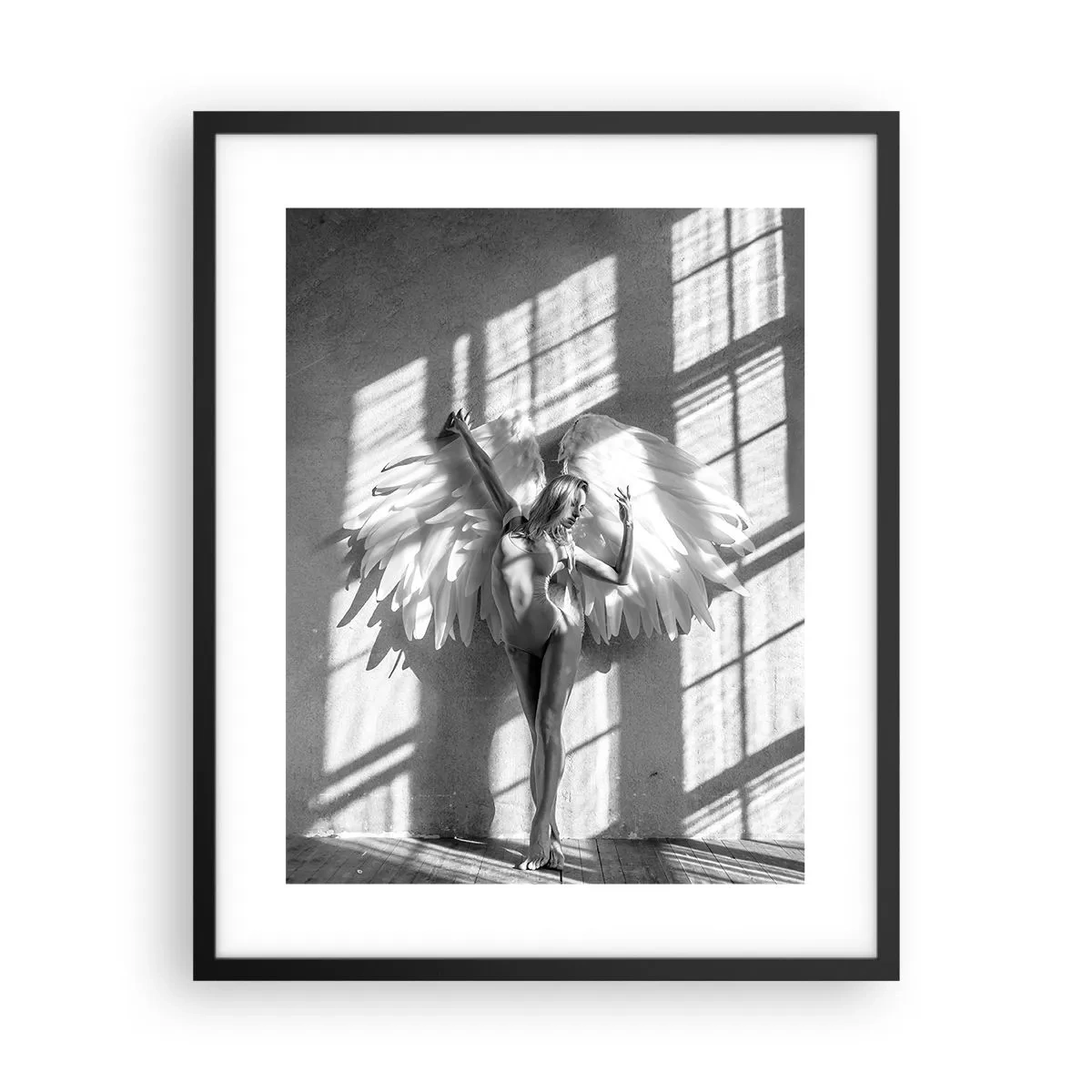 Affisch i svart ram - Direkt från himlen - 40x50 cm