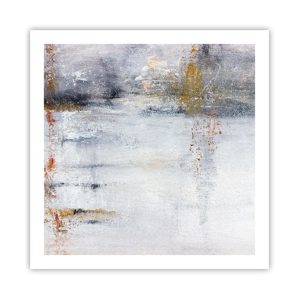 Affisch - Bakom luftridån - 60x60 cm