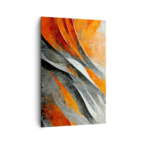 Canvastavla - Bild på duk - Värme och kyla - 80x120 cm