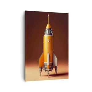 Canvastavla - Bild på duk - Det börjar med en dröm - 70x100 cm