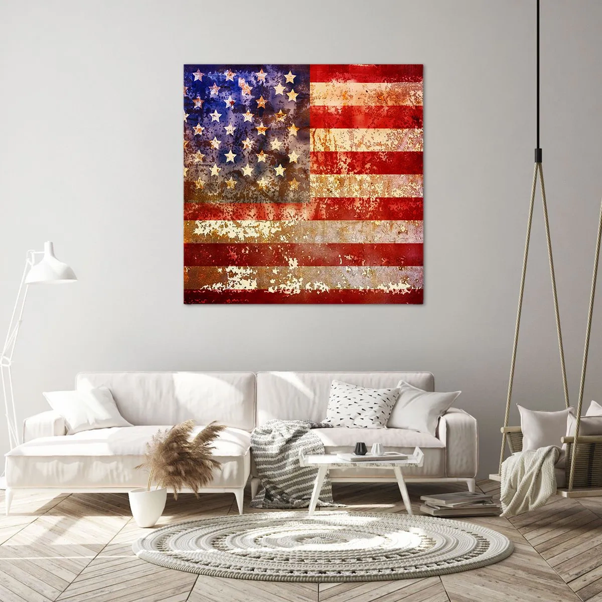 Canvastavla - Bild på duk - Äran är tidlös - 40x40 cm