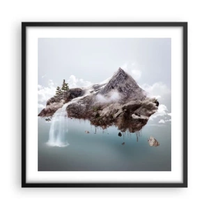 Affisch i svart ram - Med surrealistens öga - 50x50 cm