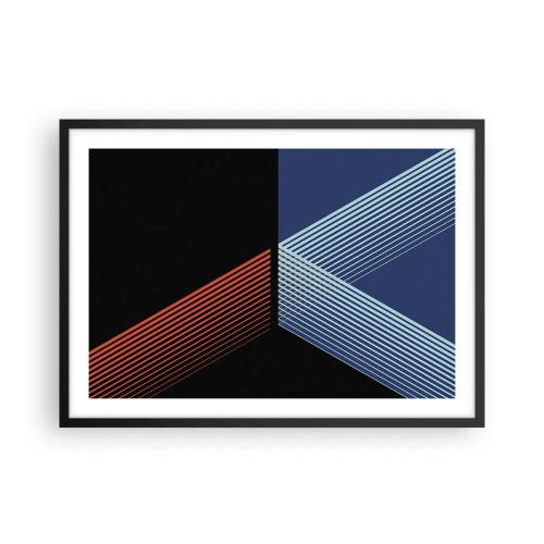Affisch i svart ram - Enkel historia - 70x50 cm