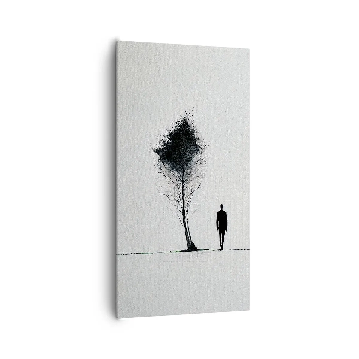 Canvastavla - Bild på duk - Vi vandrar alla - 65x120 cm