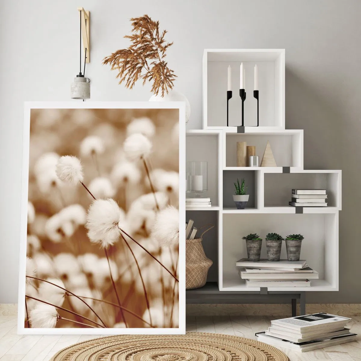 Affisch - Fluffig åkermark - 61x91 cm