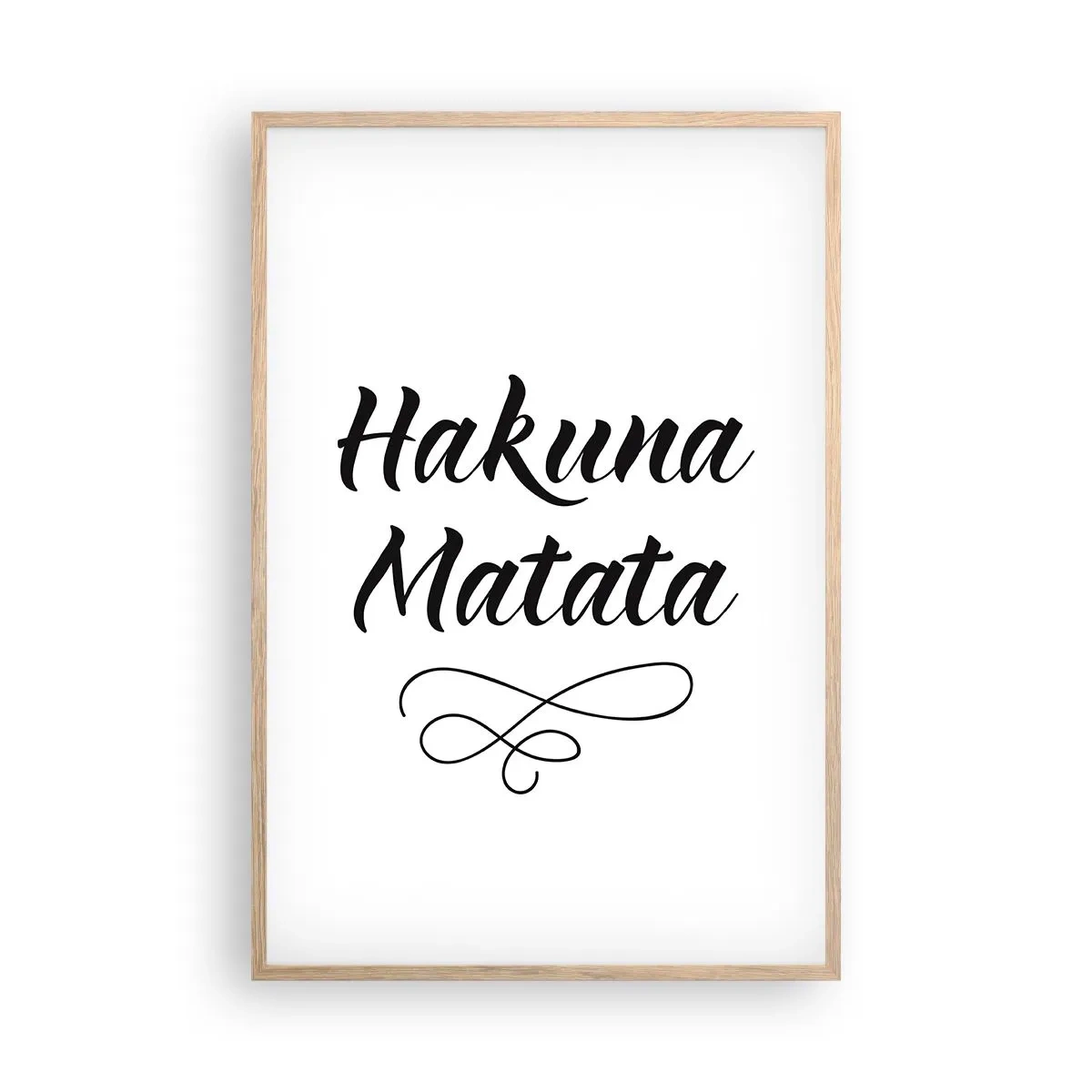 Affisch i ram av ljusek - Bästa rådet - 61x91 cm