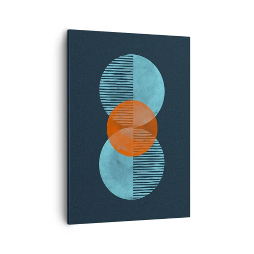 Canvastavla - Bild på duk - Symmetrisk komposition - 50x70 cm