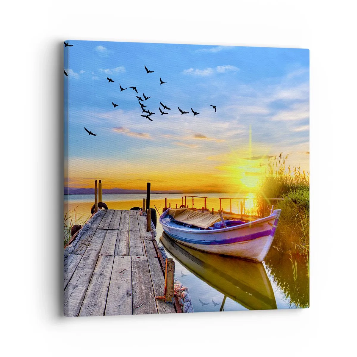 Canvastavla - Bild på duk - Adjö, vi ses imorgon - 40x40 cm