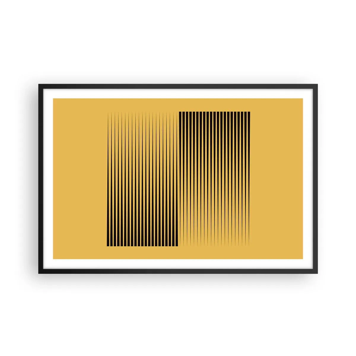 Affisch i svart ram - Motsatsernas kvadrat - 91x61 cm