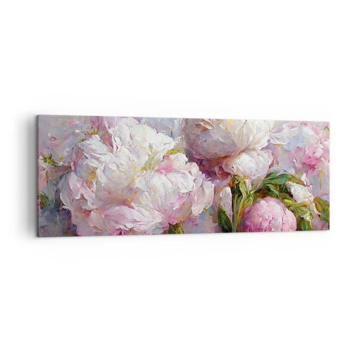 Canvastavla - Bild på duk - En bukett full av liv - 140x50 cm